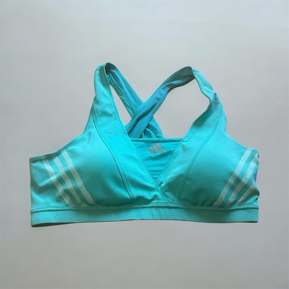 Adidas Women's Turquoise Sports Bra
